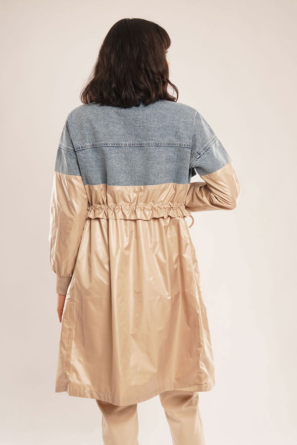Kot Detaylı Trenchcoat BEJ Kot Detaylı Trenchcoat BEJ