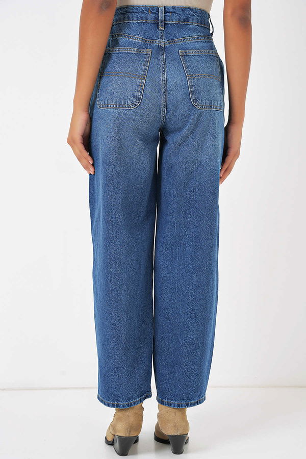Gabria Yüksek Bel Baggy Jean Pantolon MAVI Gabria Yüksek Bel Baggy Jean Pantolon MAVI