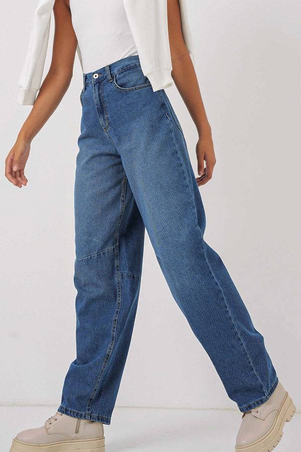 Gabria Yüksek Bel Baggy Kadın Jean Pantolon MAVI Gabria Yüksek Bel Baggy Kadın Jean Pantolon MAVI