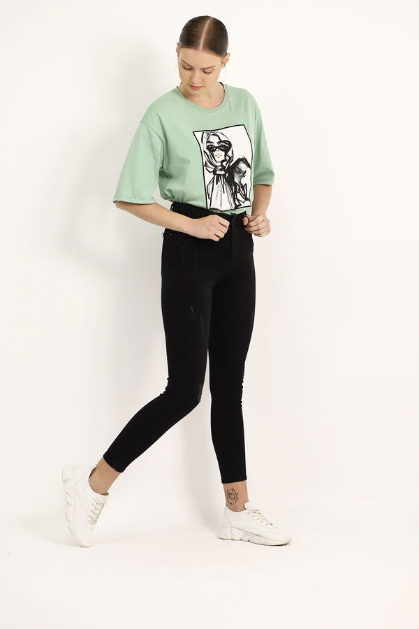 Dar Paça Jeans SIYAH Dar Paça Jeans SIYAH