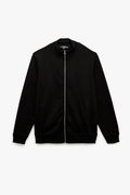 Koton Erkek Basic Fermuarlı Sweatshirt SIYAH