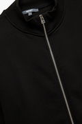 Koton Erkek Basic Fermuarlı Sweatshirt SIYAH
