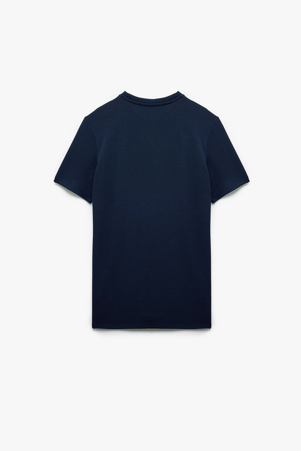 Koton Erkek Basic Slim Fit T-shirt LACIVERT Koton Erkek Basic Slim Fit T-shirt LACIVERT