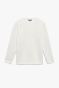 Koton Erkek Bisiklet Yaka Basic Sweatshirt EKRU