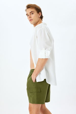 Koton Erkek Deniz Şortu HAKI Koton Erkek Deniz Şortu HAKI