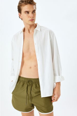 Koton Erkek Deniz Şortu HAKI Koton Erkek Deniz Şortu HAKI