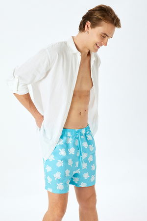 Koton Erkek Deniz Şortu MAVI Koton Erkek Deniz Şortu MAVI