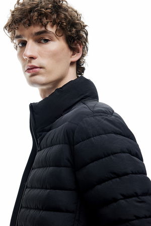 Koton Erkek Şişme Mont SIYAH Koton Erkek Şişme Mont SIYAH