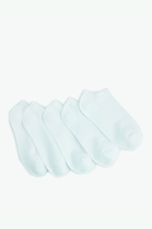 Koton Kadın Basic 5li Patik Çorap Seti BEYAZ