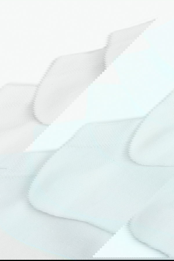 Koton Kadın Basic 5li Patik Çorap Seti BEYAZ