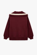 Koton Kadın Baskılı Sweatshirt BORDO