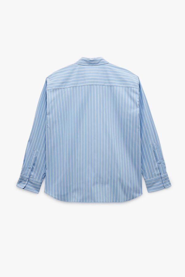 Koton Kadın Oversize Poplin Gömlek MAVI Koton Kadın Oversize Poplin Gömlek MAVI