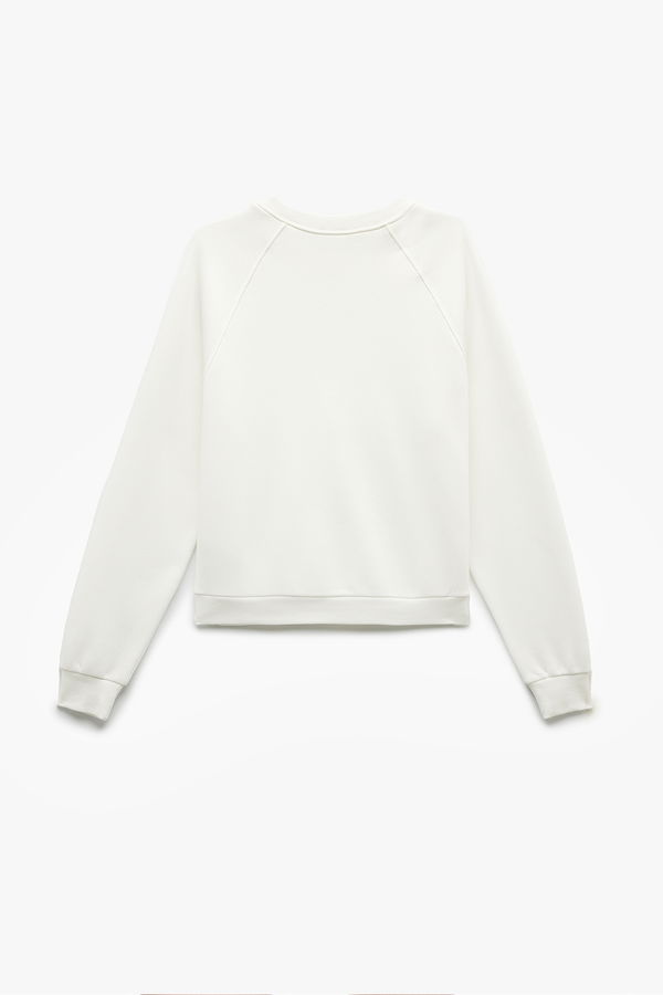 Koton Kadın Şardonlu Oversize Sweatshirt EKRU Koton Kadın Şardonlu Oversize Sweatshirt EKRU