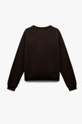 Koton Kadın Şardonlu Oversize Sweatshirt KAHVERENGI