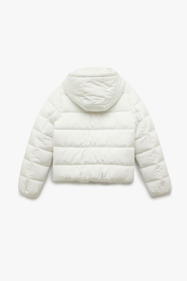 Koton Kadın Şişme Mont Beyaz