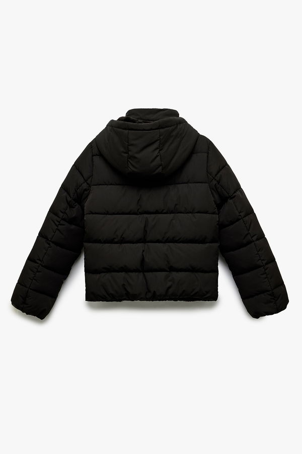 Koton Kadın Şişme Mont SIYAH