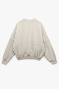 Koton Kadın Üç İplik Şardonlu Sweatshirt BEJ