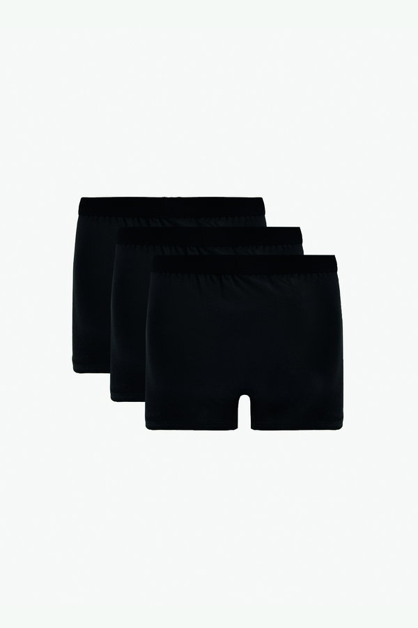 Koton Pamuklu Basic 3lü Boxer Seti SİYAH