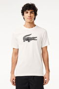 Lacoste Baskılı Erkek T-shirt Beyaz