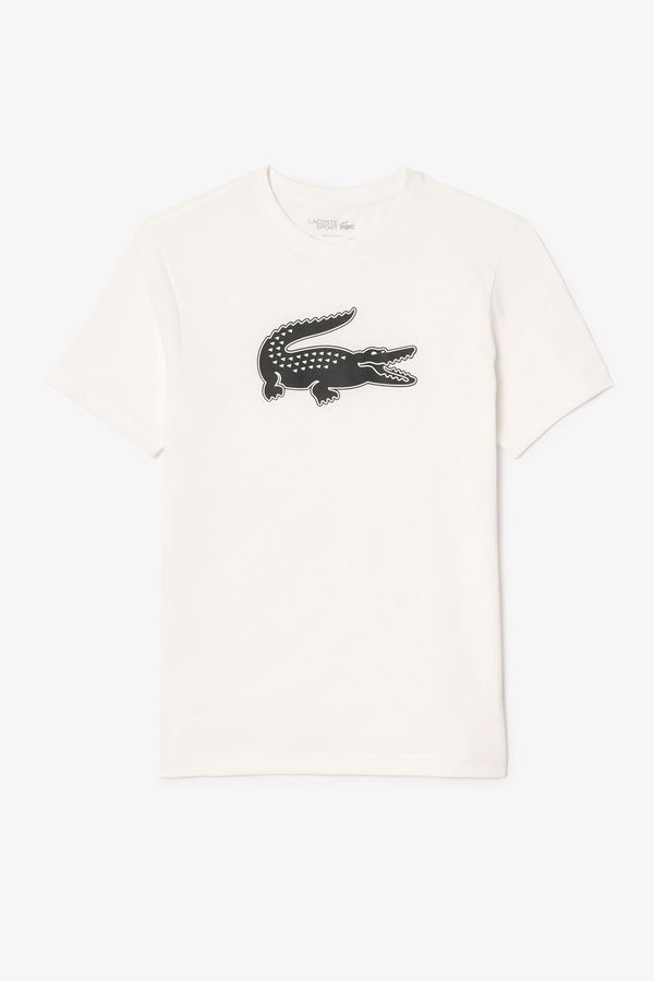 Lacoste Baskılı Erkek T-shirt Beyaz Lacoste Baskılı Erkek T-shirt Beyaz
