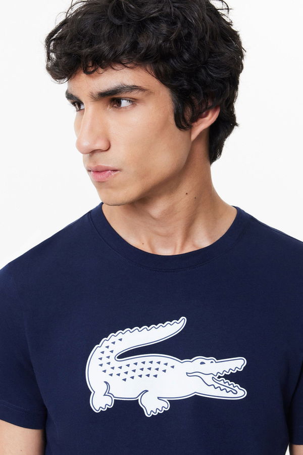 Lacoste Baskılı Erkek T-shirt LACIVERT Lacoste Baskılı Erkek T-shirt LACIVERT