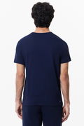Lacoste Baskılı Erkek T-shirt LACIVERT