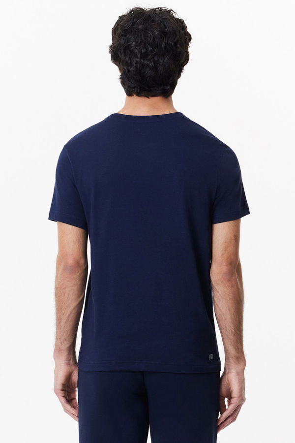Lacoste Baskılı Erkek T-shirt LACIVERT Lacoste Baskılı Erkek T-shirt LACIVERT
