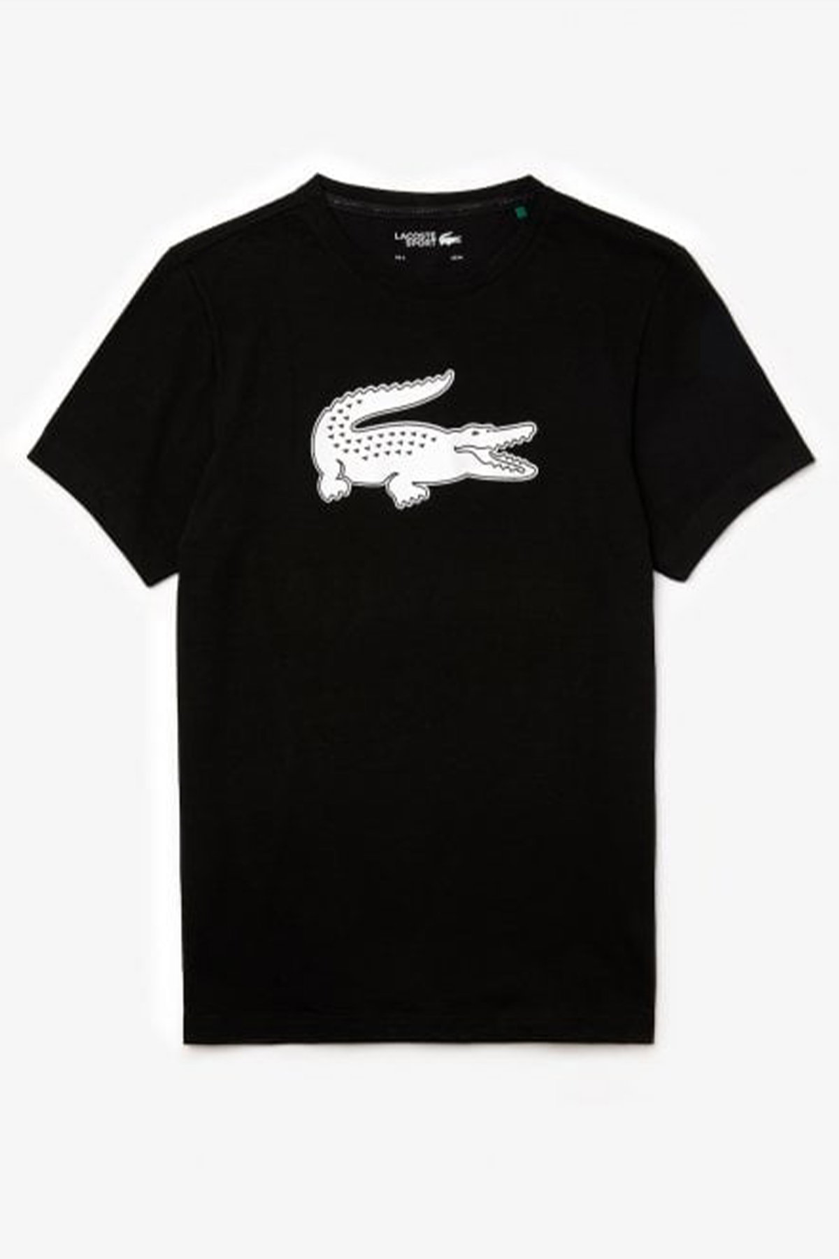 Lacoste Baskılı Erkek T-shirt SIYAHBEYAZ