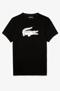 Lacoste Baskılı Erkek T-shirt SIYAHBEYAZ