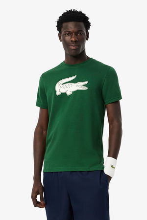 Lacoste Baskılı Erkek T-shirt YESIL