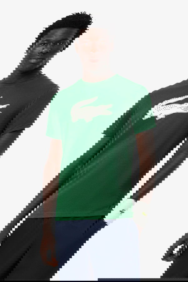 Lacoste Baskılı Erkek T-shirt YESIL