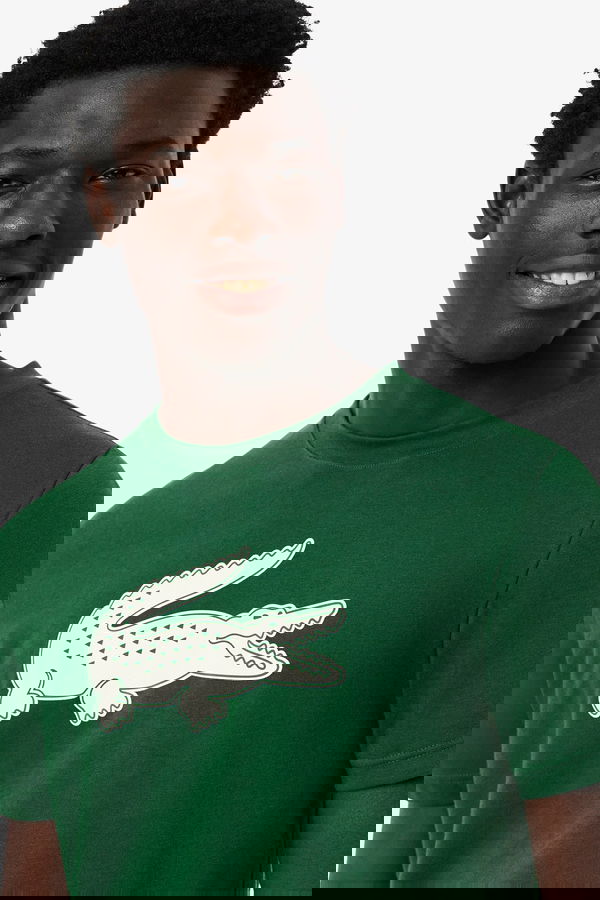 Lacoste Baskılı Erkek T-shirt YESIL