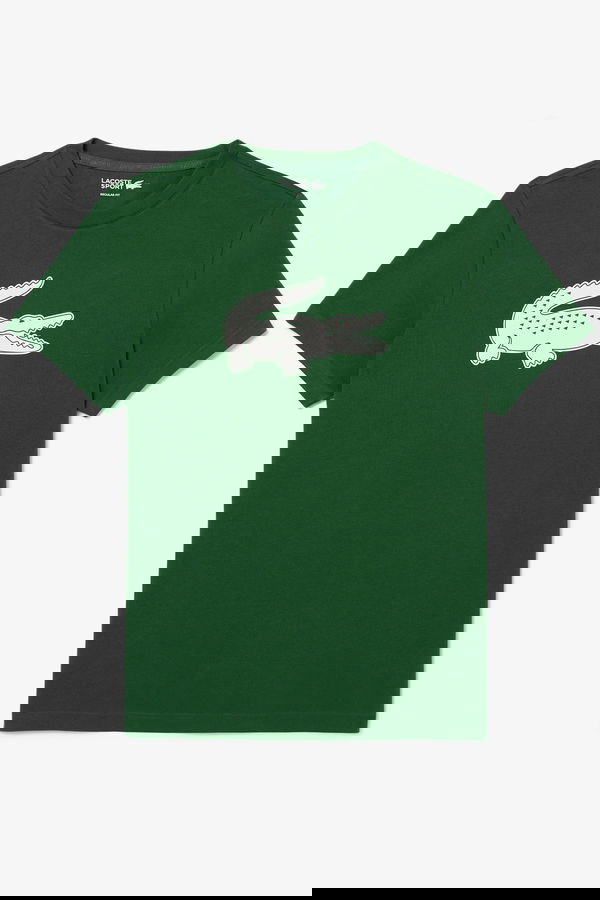 Lacoste Baskılı Erkek T-shirt YESIL
