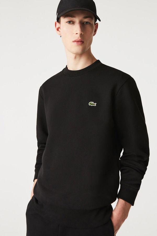 Lacoste Bisiklet Yaka Erkek Sweat SIYAH