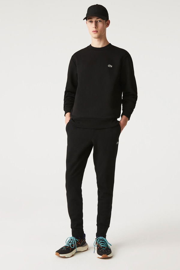Lacoste Bisiklet Yaka Erkek Sweat SIYAH