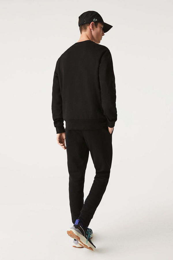 Lacoste Bisiklet Yaka Erkek Sweat SIYAH