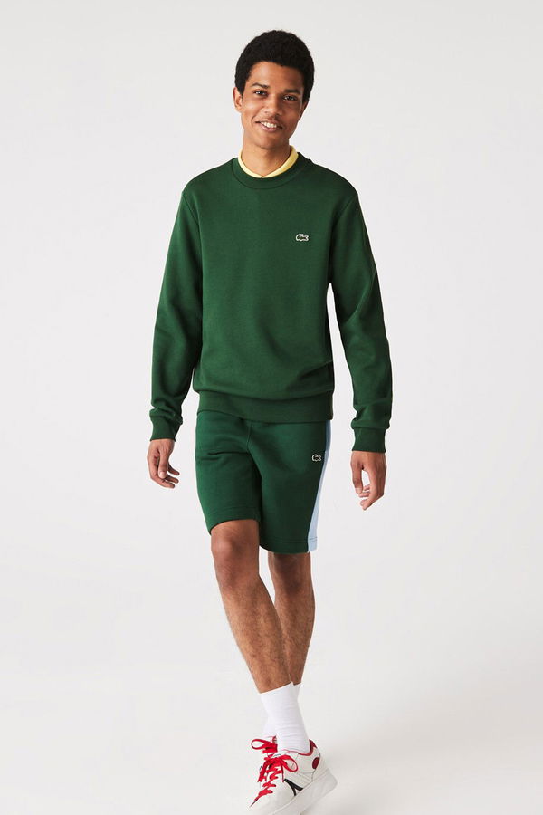 Lacoste Bisiklet Yaka Erkek Sweat YESIL Lacoste Bisiklet Yaka Erkek Sweat YESIL