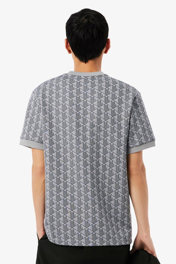Lacoste Erkek Bisiklet Yaka T-shirt GRI