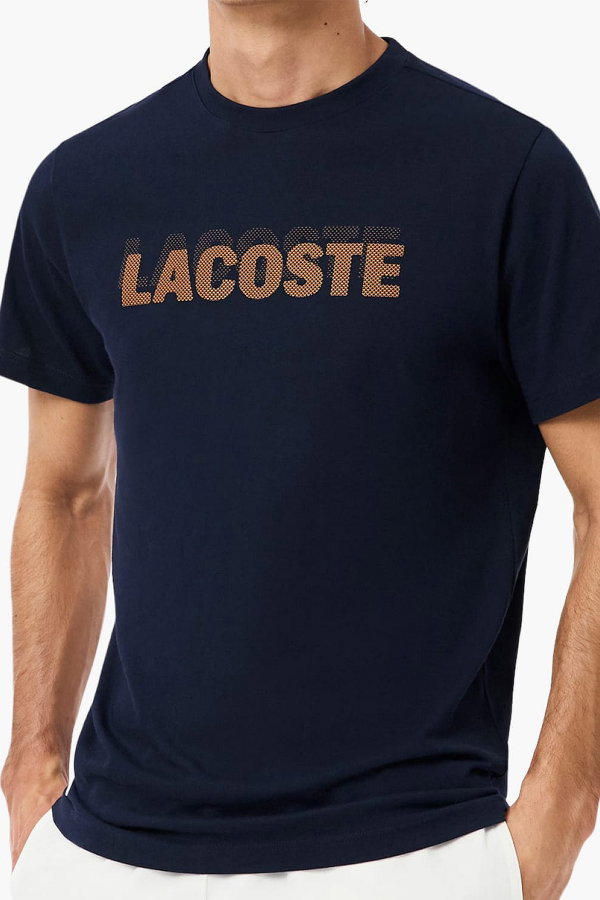 Lacoste Erkek Bisiklet Yaka T-shirt LACIVERT