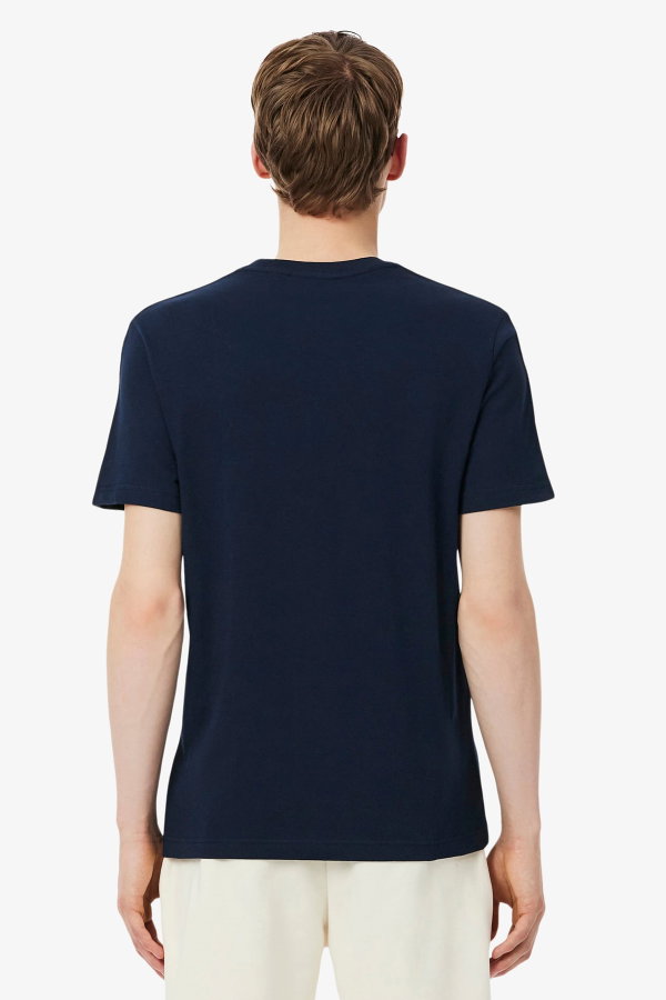 Lacoste Erkek Bisiklet Yaka T-shirt LACIVERT