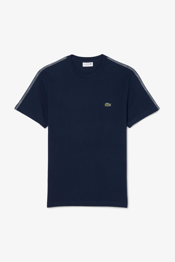 Lacoste Erkek Bisiklet Yaka T-shirt LACIVERT