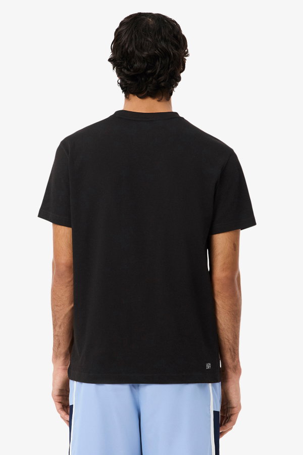 Lacoste Erkek Bisiklet Yaka T-shirt SIYAH
