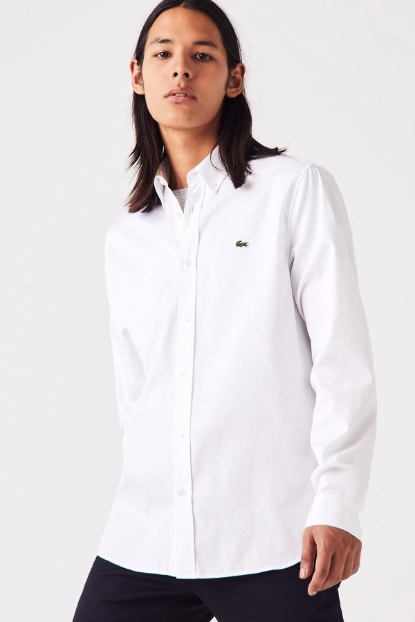 Lacoste Erkek Gömlek Beyaz