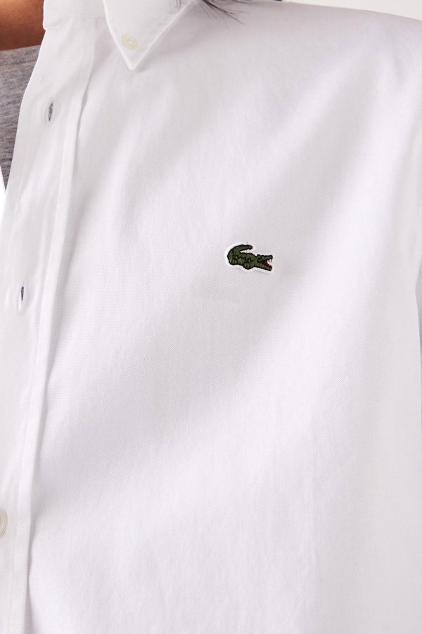 Lacoste Erkek Gömlek Beyaz