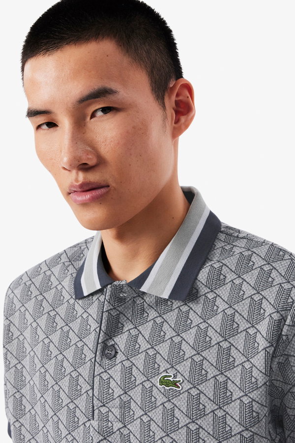 Lacoste Erkek Polo Yaka T-shirt GRI