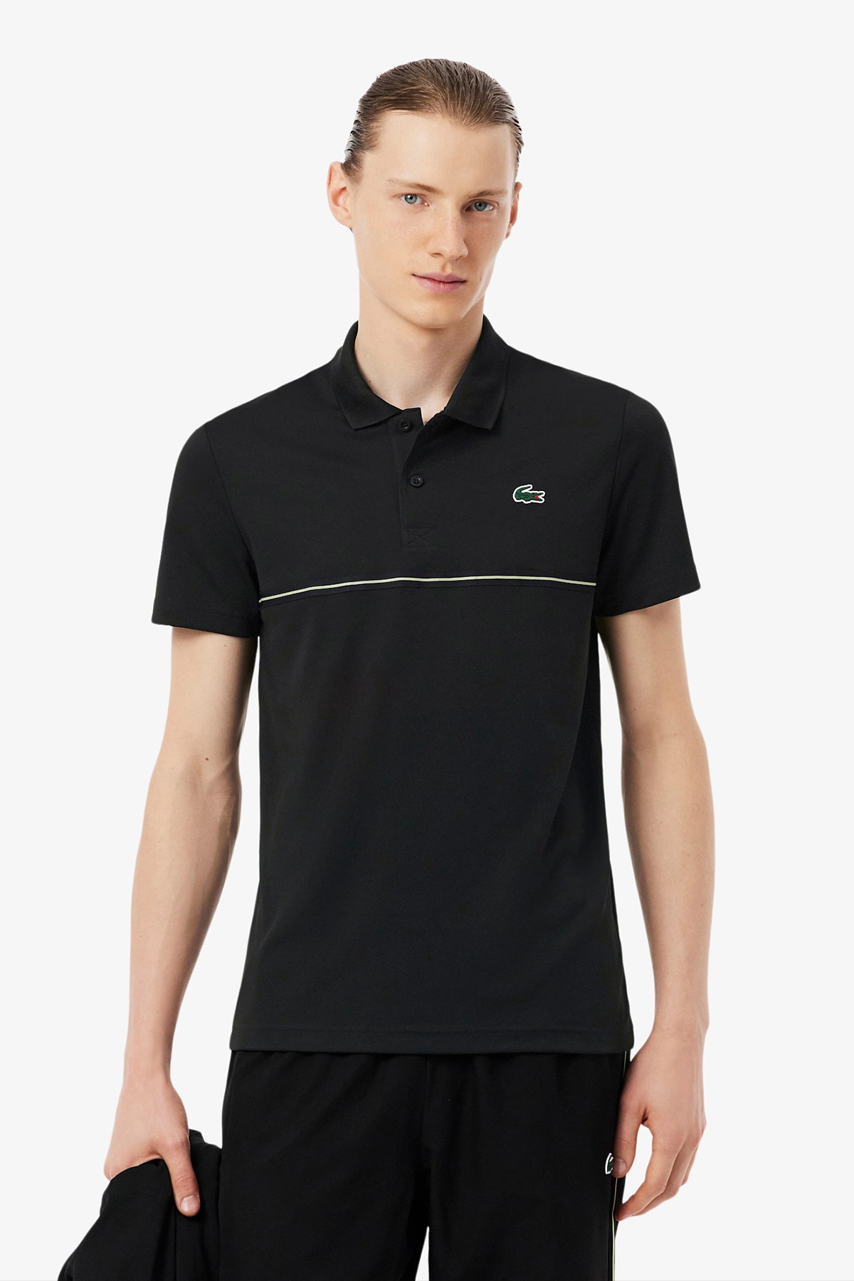 Lacoste Erkek Polo Yaka T-shirt SIYAH