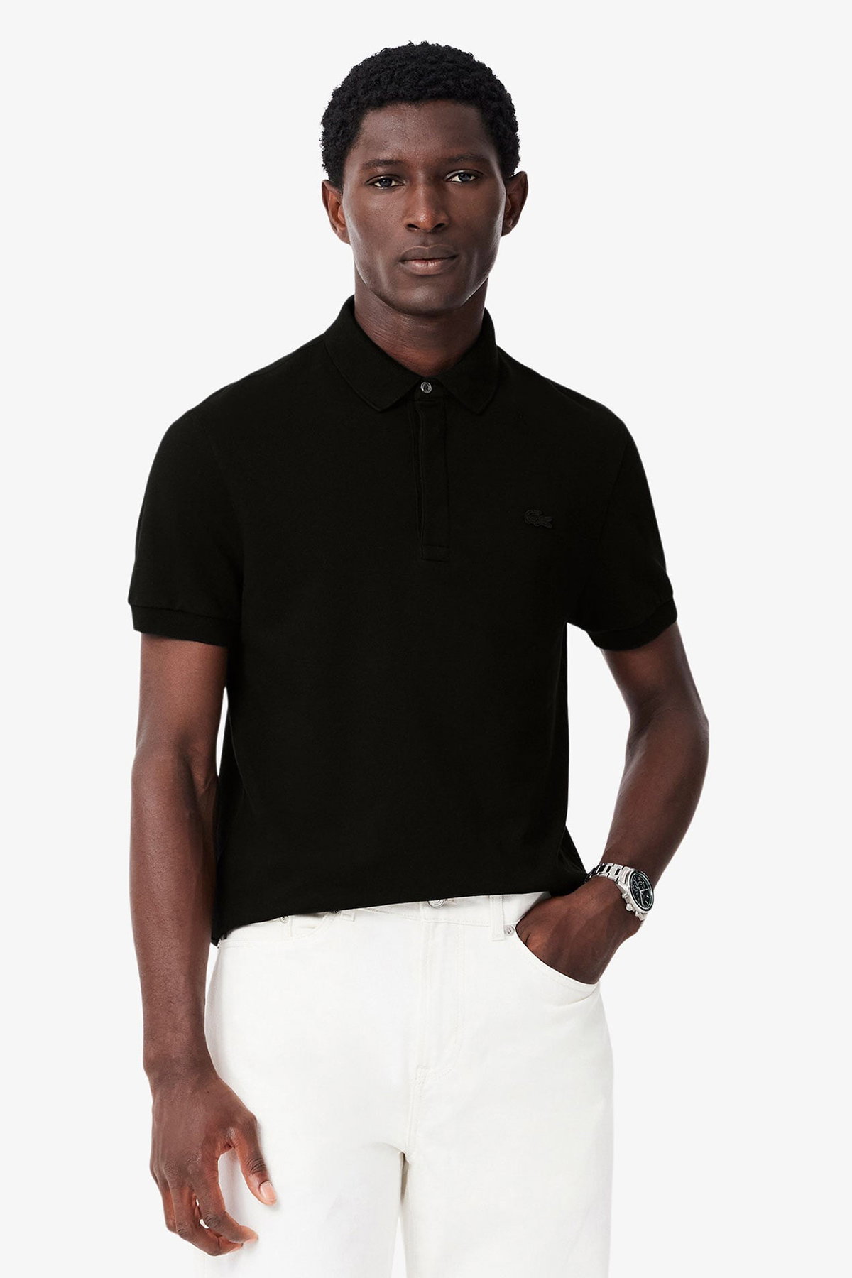 Lacoste Erkek Polo Yaka T-shirt SIYAH