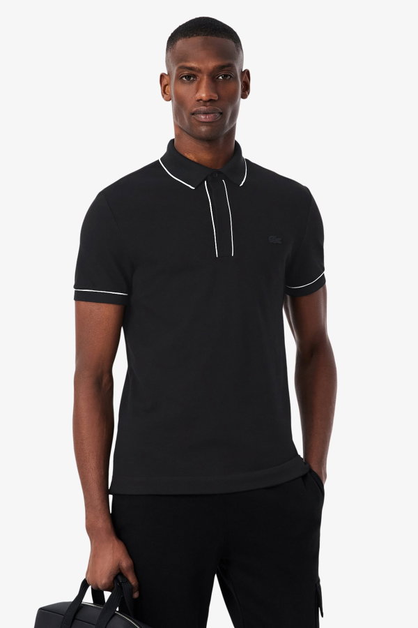 Lacoste Erkek Polo Yaka T-shirt SIYAH