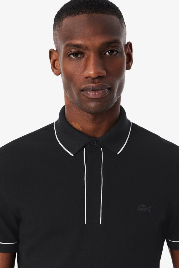 Lacoste Erkek Polo Yaka T-shirt SIYAH