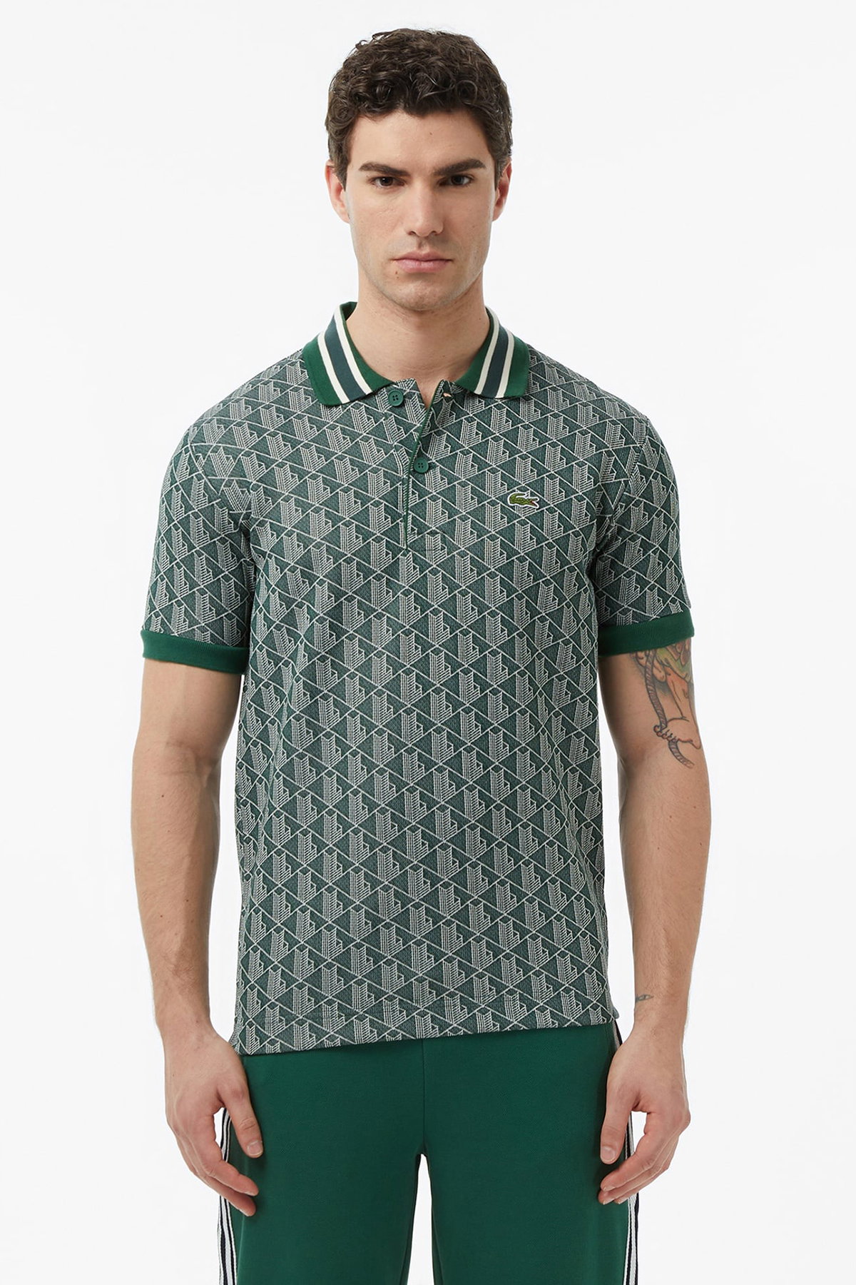 Lacoste Erkek Polo Yaka T-shirt YESIL